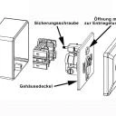 WTS - Universal - Schlüsselschalter, UP Ohne Blende wassergeschützt - Schutzart IP 54