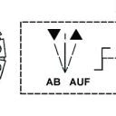 WTS - Standard - Schlüssel-Taster mit 2 Tast-Kontakten AB/AUF Alugehäuse, UP ,Wassergeschützt - Schutzart IP 54