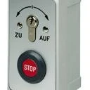 WTS - Standard - Schlüsseltaster mit Stop Drucktaste  Rastend, AP ,Wassergeschützt - Schutzart IP 54