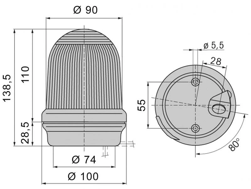  Glühlampe, 15 W, Typ: BA15D, 230 V, nur für Dauerleuchte DAL-Y