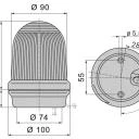  Glühlampe, 15 W, Typ: BA15D, 230 V, nur für Dauerleuchte DAL-Y