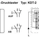 WTS - Zweifach-Drucktaster AUF / AB Wassergeschützt - Schutzart IP 65