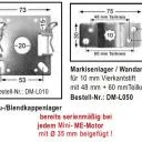 WTS - Mini-Rohrmotor Serie ME : mit elektronischer Endabschaltung