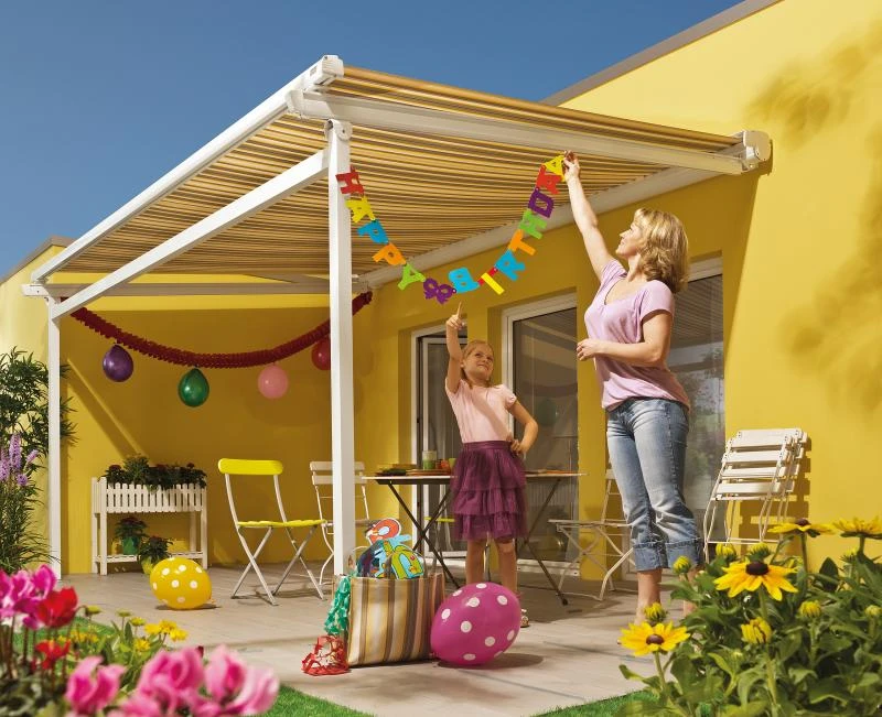 Lewens CAPRI Aufdachmarkise,oder als PERGOLA Markise konfigurieren Mit Konfigurator