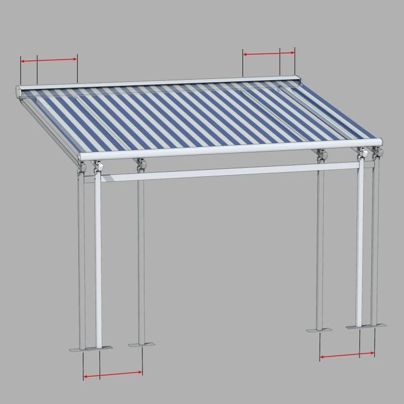 Lewens CAPRI Aufdachmarkise,oder als PERGOLA Markise konfigurieren Mit Konfigurator