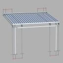 Lewens CAPRI Aufdachmarkise,oder als PERGOLA Markise konfigurieren Mit Konfigurator