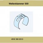 Becker - Wellenklammer S50 Zum Aufklipsen auf die SW50 Achtkantwelle Für Aufhängefedern