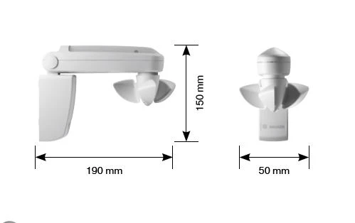 Becker - Centronic SensorControl SC81 - Sonnen-Wind-Sensor - Für Sonnen-Wind-Steuerung SWC62