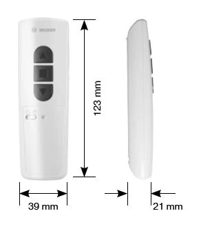 Becker - Centronic MemoControl MC441-II Handsender 1 Kanal