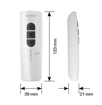 Becker - Centronic SunWindControl SWC245-II , 5-Kanal-Handsender