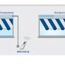 Becker - Centronic SunWindControl SWC445-II , 5-Kanal-Handsender