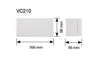 Becker - Centronic VarioControl VC210, LED-Dimmer und Terrassenheizungsschalter bis 3000 W