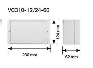 Becker - Centronic VarioControl VC310-24-60 , LED-Dimmer und Terrassenheizungsschalter bis 3.000 W