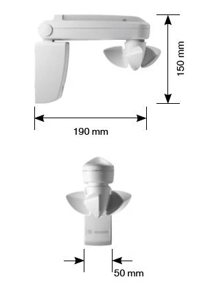 Becker - Centronic SensorControl SC861 , Solar Sonnen-Wind-Sensor Funk