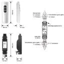 Becker Centronic Sonnen-Vario-Set SVS241-II , Handsender mit Funkempfänger