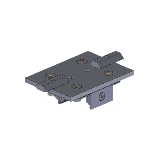 Doppelaufnahme inkl. Druckplatte - für Lewens Anconan Unterglasmarkise