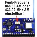 WTS - Funk und Smartphone Kombi-Steckmodul : 868,30 MHz