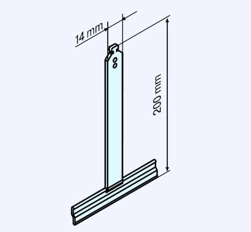 Becker - Aufhängefeder Maxi Siral Für Rollladenpanzer mit Maxi-Profil, Breite 14 mm, Länge 200 mm