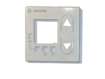 Becker C-Scheibe für TimeControl Zeitschaltuhr U26, 55 x 55 mm, alpinweiß (reinweiß) für Gira SYSTEM 55