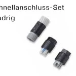 Becker - Schnellanschluss-Set 4-adrig , Für Adernquerschnitt 0,34 bis 0,75 qmm, IP65