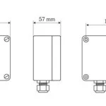 WITT 230V AC Auswerter für 1 x SIGNAL-Schaltleiste oder 1 x Einzugslichtschranke