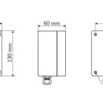 WITT 230V AC Auswerter für 1 x SIGNAL-Schaltleiste oder 1 x Einzugslichtschranke + Schlupftürkontakte