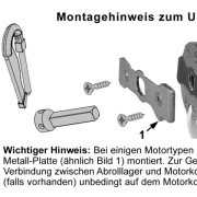 WTS - Abrolllager für Neubau-Fertigkästen DM-L035 für Rohrmotoren  Ø 45 mm Serie DM - DMF - ME