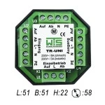 WTS - Steuer-Relais 230V - TR-UNI für AP+UP Montage Relais für 1 oder 2 Motoren oder zur Gruppensteuerung, mit Einzelbedienung