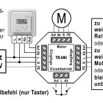 WTS - Steuer-Relais 230V - TR-UNI für AP+UP Montage Relais für 1 oder 2 Motoren oder zur Gruppensteuerung, mit Einzelbedienung