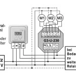 WTS - Steuer-Relais G3-U-230 für 3 Motoren ohne Einzelbedienung für AP+UP Montage