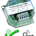 WTS -Mini Funk-Empfänger 1-Kanal Impuls : 868,30 MHz., Unterputz, zur Funk-Nachrüstung oder Funk-Umrüstung